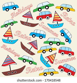 retro transport vehicles