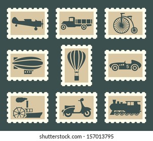 Retro transportation set