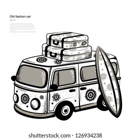  Retro Travel bus