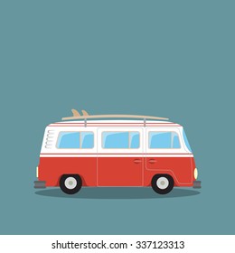 retro travel van
