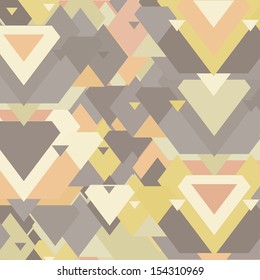 Retro triangles background