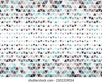 Retro triangles halftone vector. Fade triangular structure banner background. Chevron triangles halftone shapes.