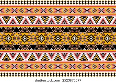 Retro tribal vector ,Ethnic pattern seamless, Geometric design ,Aztec embroidery border seamless patterns.ethnic design, hipster backdrop, wallpaper Background, Design curtain, carpet ,fabric ,textile