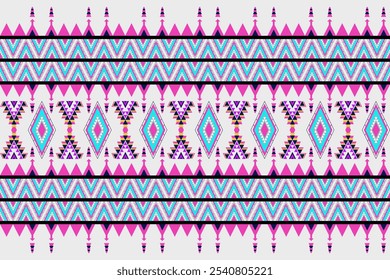 Retro tribal vector ,Ethnic pattern seamless, Geometric design ,Aztec embroidery border seamless patterns.ethnic design, hipster backdrop, wallpaper Background, Design curtain, carpet ,fabric ,textile