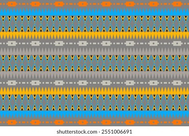 Padrão étnico sem emenda, Design geométrico, Bordado asteca Borda sem emenda Patterns.Ethnic design, padrão arte papel de parede de fundo, Design para tecido, cortina, tapete, geometria sem emenda padrão