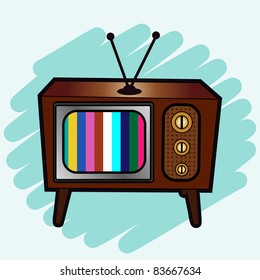 ブラウン管テレビ のイラスト素材 画像 ベクター画像 Shutterstock