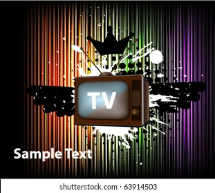 Retro TV background