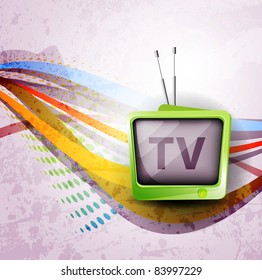 Retro TV background