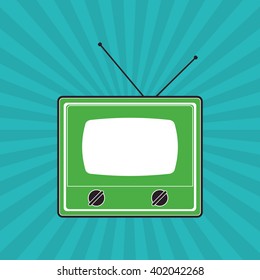 Retro tv design , vector illustration