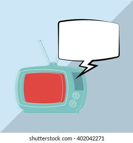 Retro tv design , vector illustration