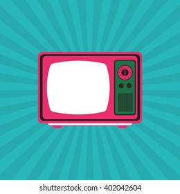 Retro tv design , vector illustration
