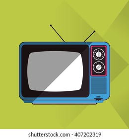 Retro tv design , vector illustration