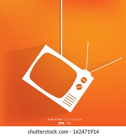 Retro tv icon