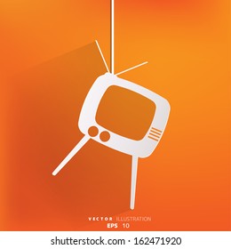 Retro tv icon