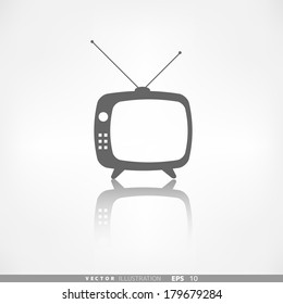 Retro tv icon