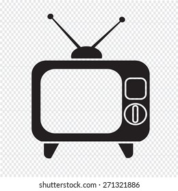 Retro tv icon