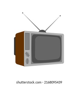 Retro TV icon. Old televisor sign. Vector symbol