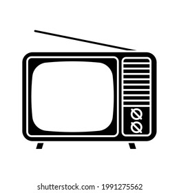 retro tv icon.Television sign retro style. Vector illustration