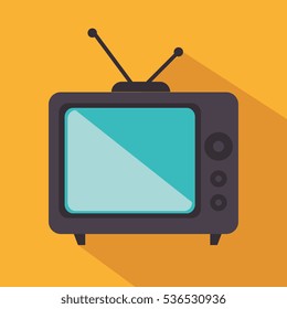retro tv isolated icon