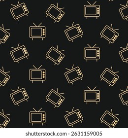 Retro tv Luxury trendy decorative design beautiful abstract vector illustration artwork.eps