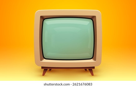 Retro TV. Realistic style. Vector illustration