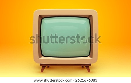 Retro TV. Realistic style. Vector illustration