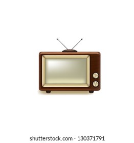 Retro tv. Vector