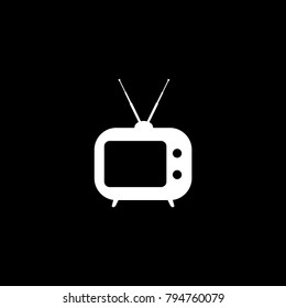 Retro tv vector icon