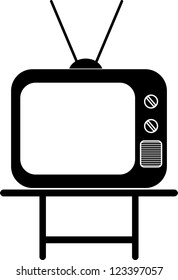Retro Tv vector illustration