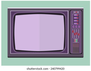 Retro TV - Vector illustration