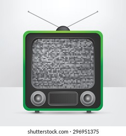 Retro TV. Vector Illustration
