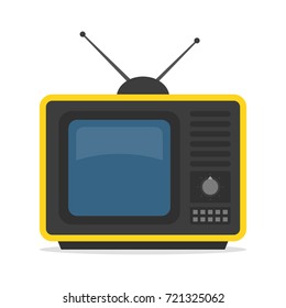 Retro tv. Vector illustration.
