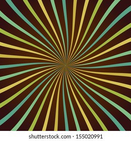 Retro twirl. Abstract background