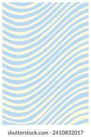Retro twisted and distorted vector groovy hippie background. Waves, swirl, stripe, ray and twirl pattern. Vintage background in trendy retro psychedelic style. Vector illustration