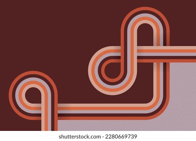 Retro twisted stripes background illustration design for an advertising banner