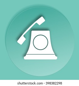 Retro type flat style vector icon illustration