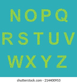 Retro type font