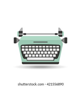 retro typewriter design 
