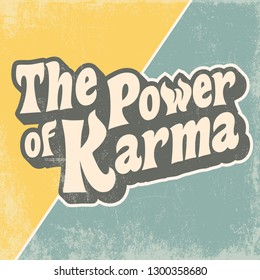 retro typography poster, illustration in vector fomar