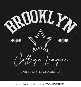 Retro typography university united states state vintage slogan print, 
highlighted grunge texture for graphic t-shirt or sweatshirt hoodie - Vector