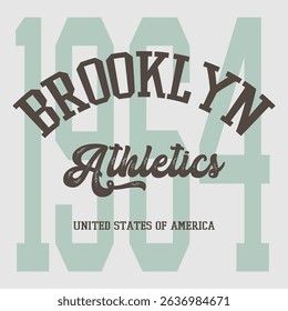 Retro typography university united states state vintage slogan print, 
highlighted grunge texture for graphic t-shirt or sweatshirt hoodie - Vector