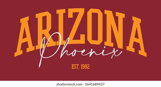 Retro typography university united states state vintage slogan print, 
highlighted grunge texture for graphic t-shirt or sweatshirt hoodie - Vector