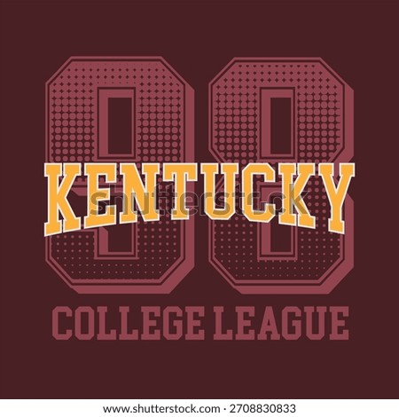 Retro typography university united states state vintage slogan print, 
highlighted grunge texture for graphic t-shirt or sweatshirt hoodie - Vector