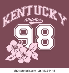 Retro typography varsity college league athletics vintage slogan print for graphic tee t shirt or sweatshirt hoodie fashion print or other uses - Vector