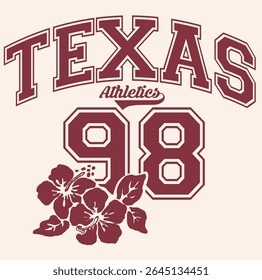 Retro typography varsity college league athletics vintage slogan print for graphic tee t shirt or sweatshirt hoodie fashion print or other uses - Vector