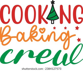 Retro Unique Designs: Cooking Baking Crew