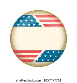Retro United States campaign button