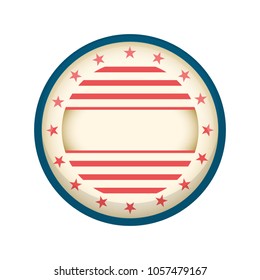 Retro United States campaign button