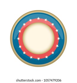 Retro United States campaign button