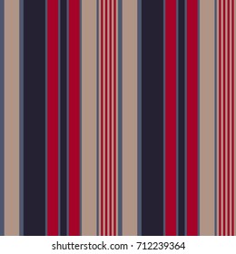 Retro usa Color fashion style seamless stripes pattern. Abstract vector background.
